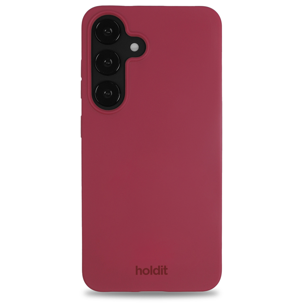 Holdit Soft Case für das Samsung Galaxy S25 - Red Velvet