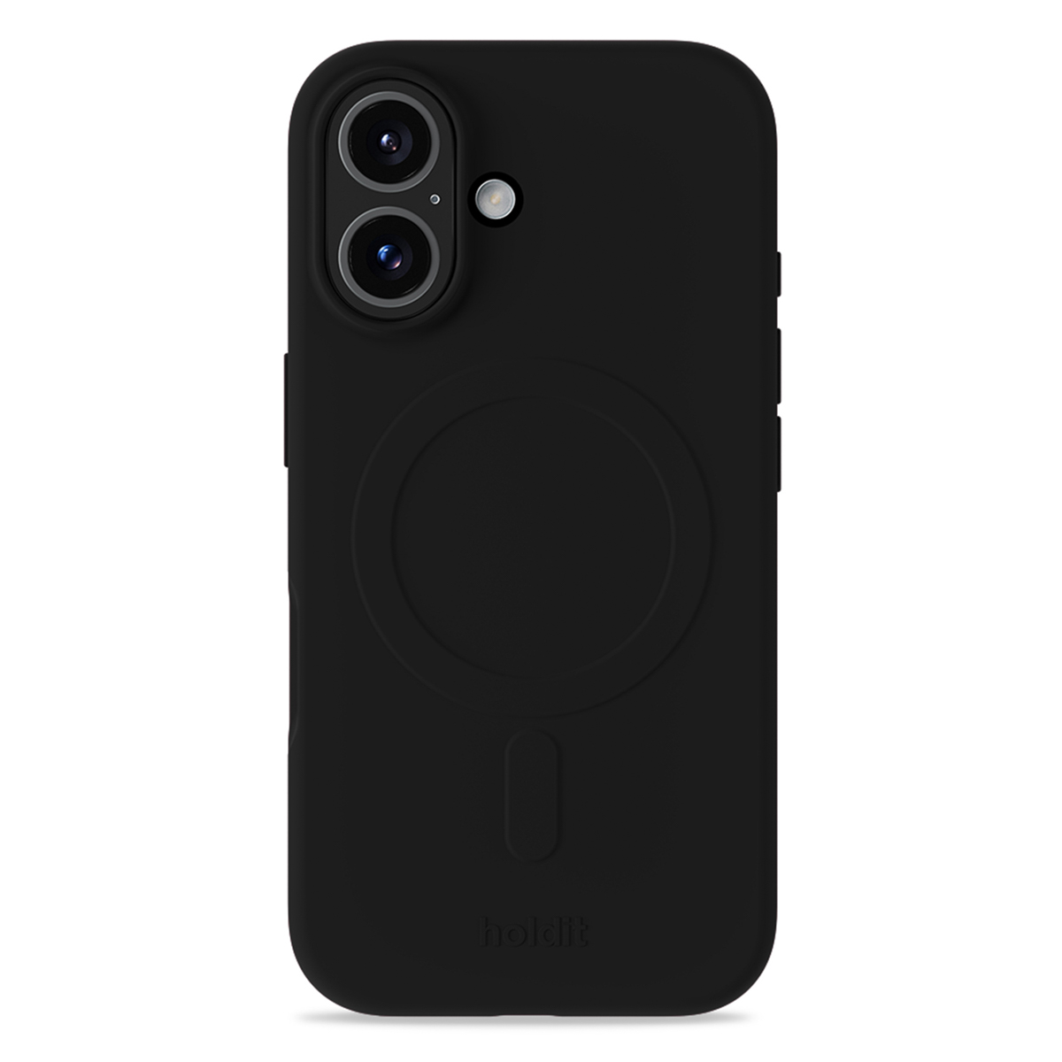 Holdit Soft MagSafe Case für das Apple iPhone 16 - Black