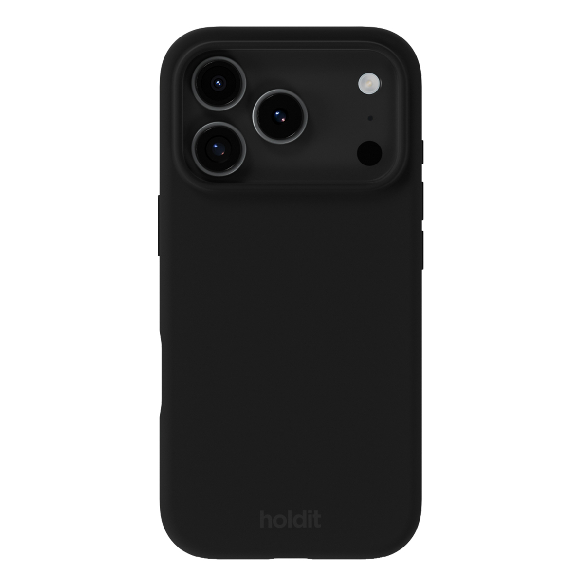 Holdit Silicone Case für das Apple iPhone 17 Pro - Schwarz