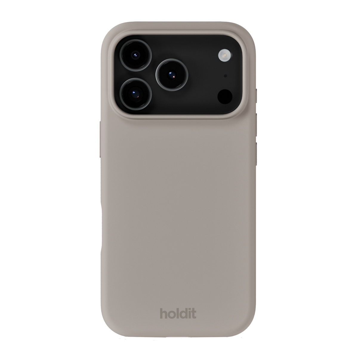 Holdit Silicone Case für das Apple iPhone 17 Pro - Taupe