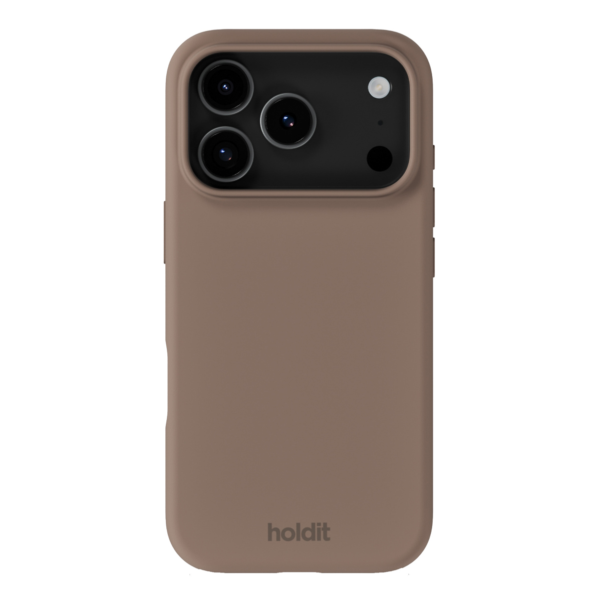 Holdit Silicone Case für das Apple iPhone 17 Pro - Mocha Brown