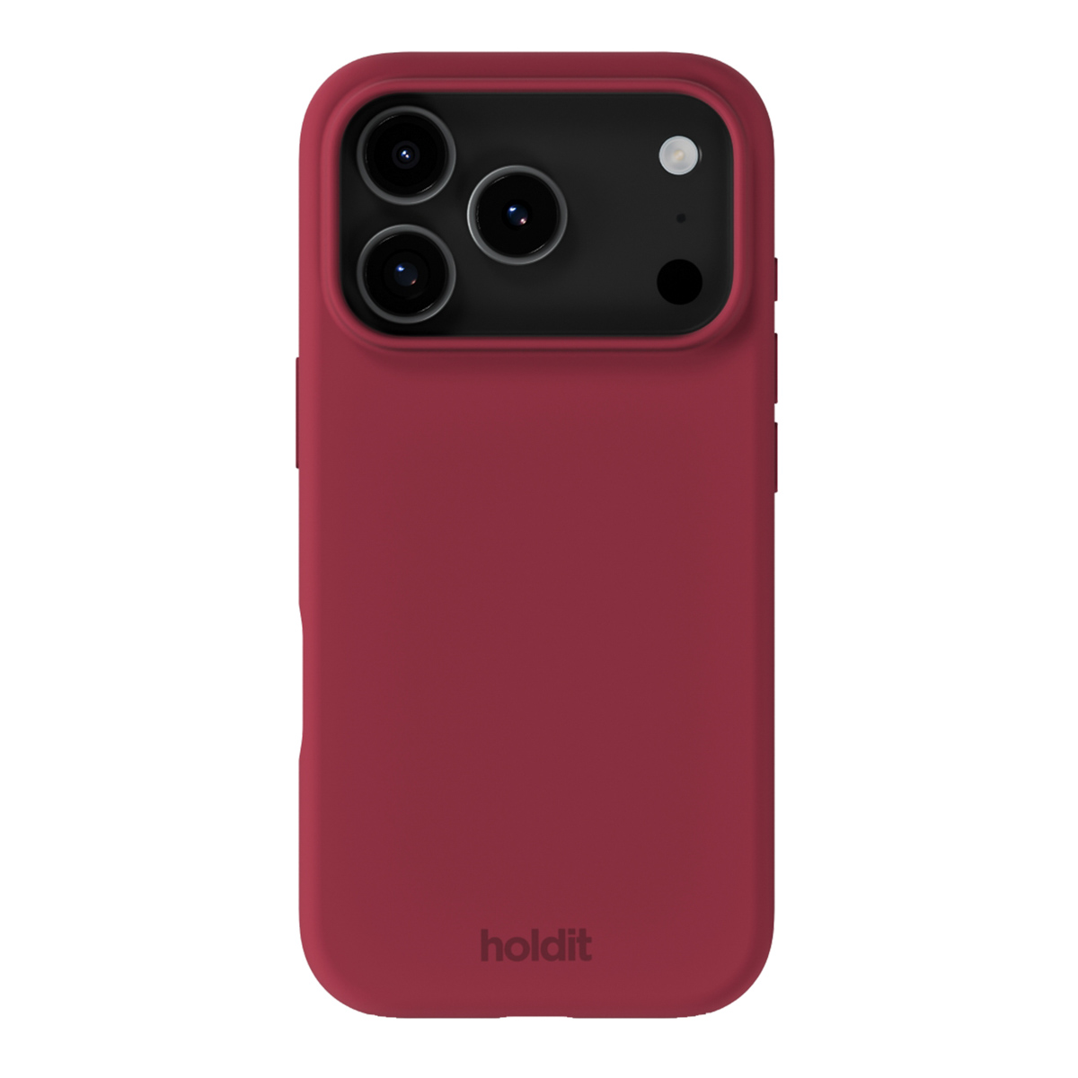 Holdit Silicone Case für das Apple iPhone 18 Pro Max / 17 Pro Max - Red Velvet