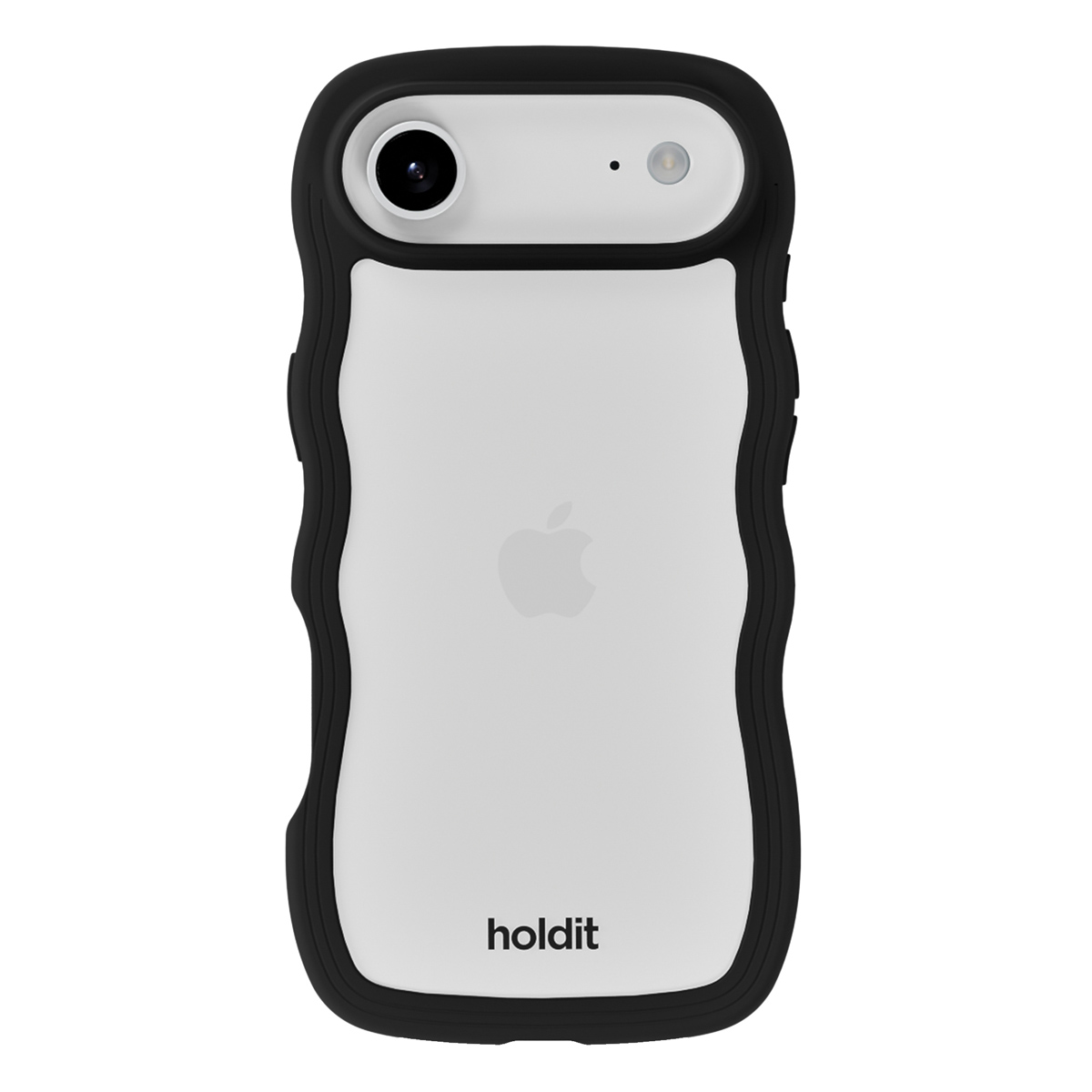 Holdit Wavy Case für das Apple iPhone Air - Black / Transparent