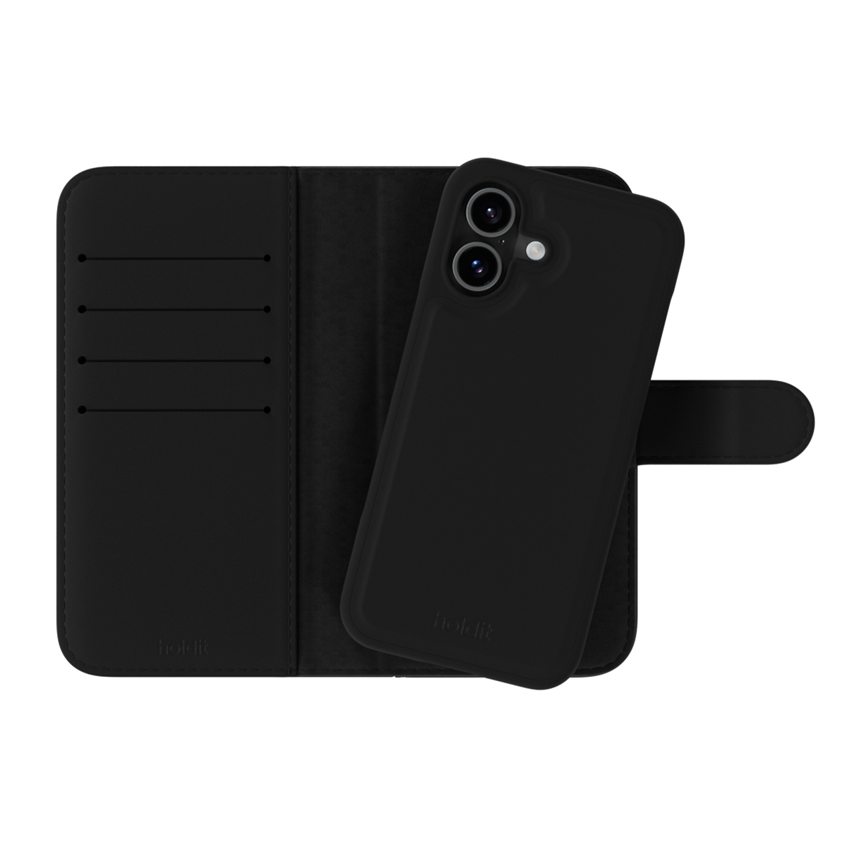 Holdit Wallet Case Magnet Plus für das Apple iPhone 17 - Schwarz