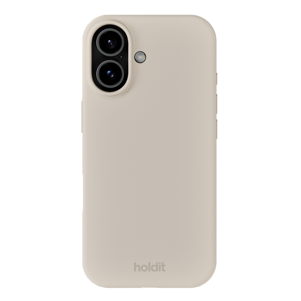 Holdit Silicone Case für das Apple iPhone 17 - Light Beige