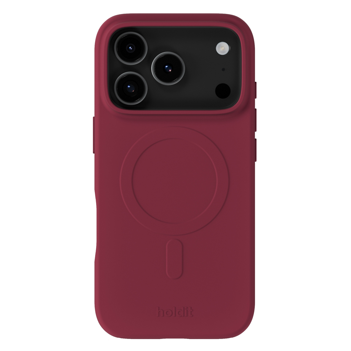 Holdit Soft MagSafe Case für das Apple iPhone 17 Pro Max - Red Velvet
