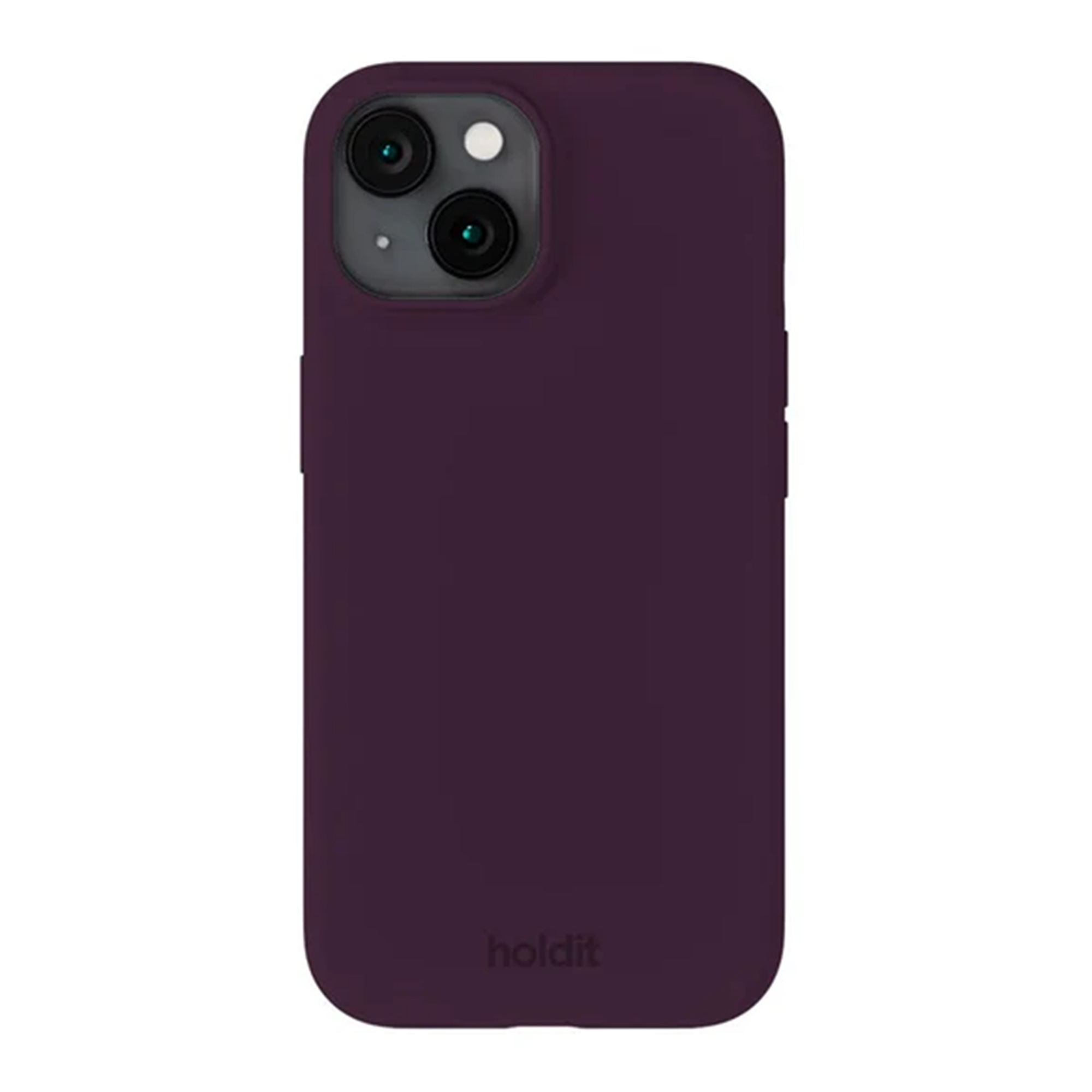 Holdit Silicone Case für das Apple iPhone 15 - Deep Plum