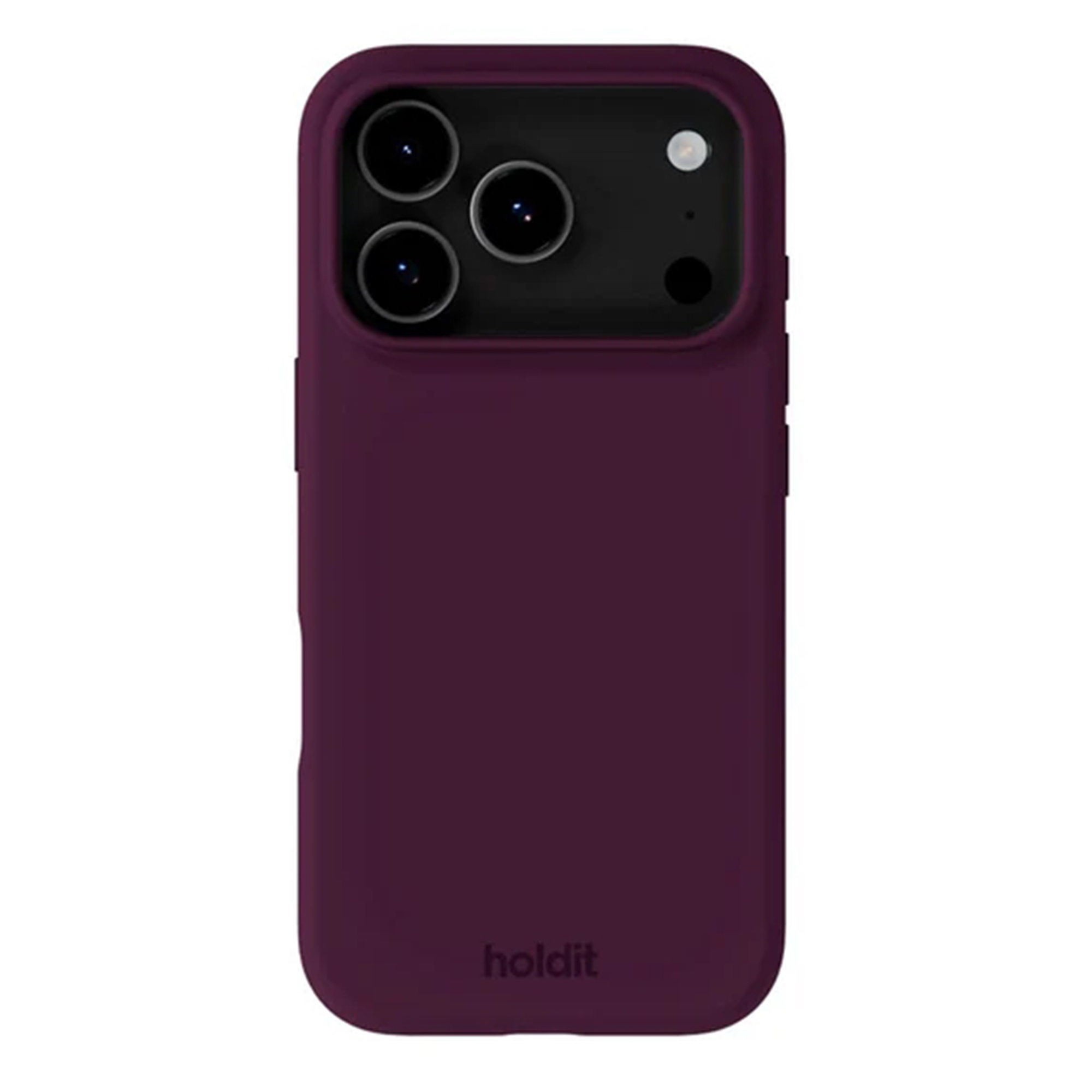 Holdit Silicone Case für das Apple iPhone 17 Pro - Deep Plum