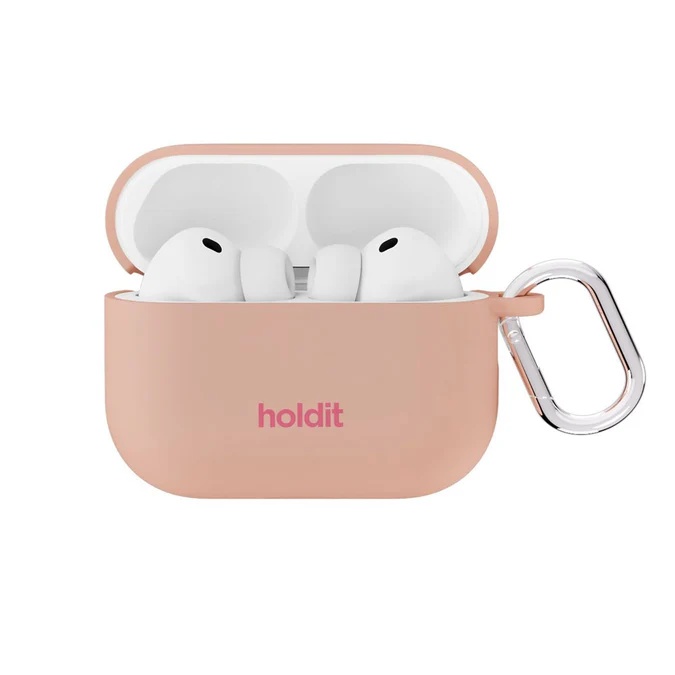 Holdit Solid Silicone Case für das Apple AirPods Pro 3 - Bare Pink