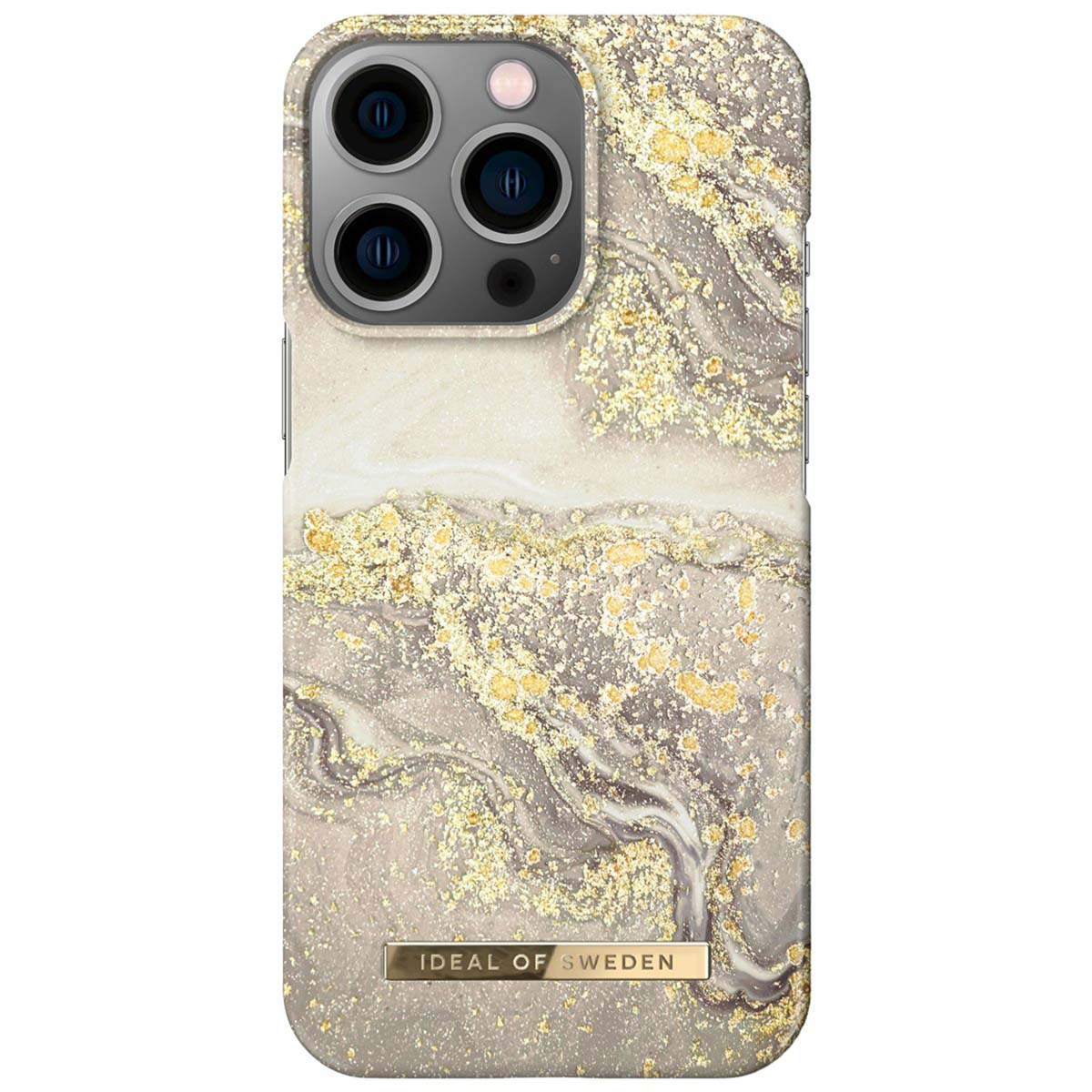 iDeal of Sweden Fashion Back Case für das Apple iPhone 13 Pro - Sparkle Greige Marble