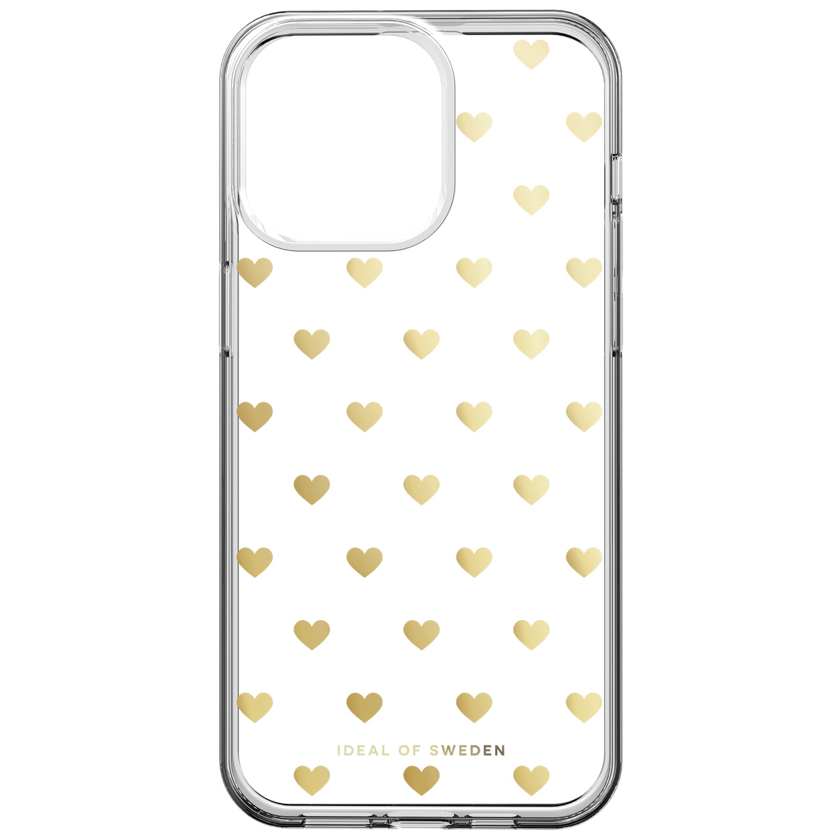 iDeal of Sweden Clear Case MagSafe für das Apple iPhone 15 Pro Max - Golden Hearts