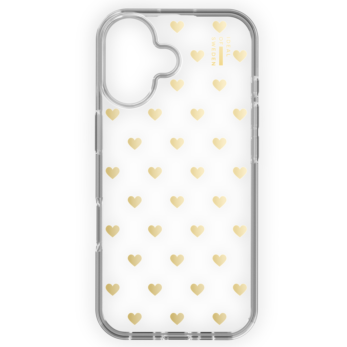 iDeal of Sweden Clear Case MagSafe für das Apple iPhone 16 - Golden Hearts