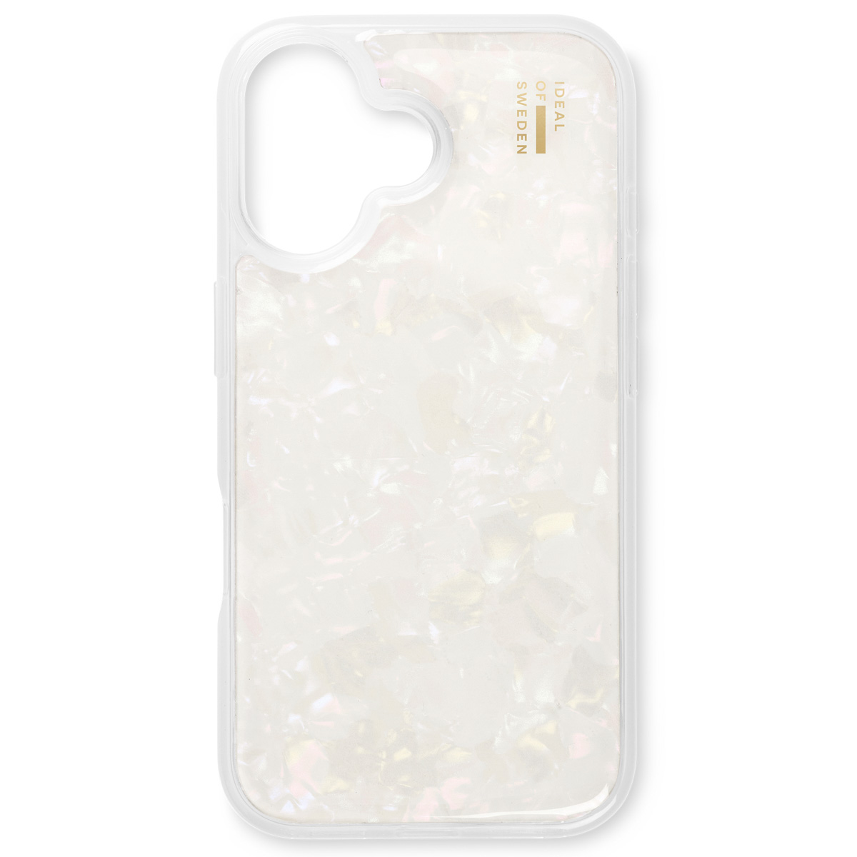 iDeal of Sweden Pearlized Case für das Apple iPhone 16 - Weiß