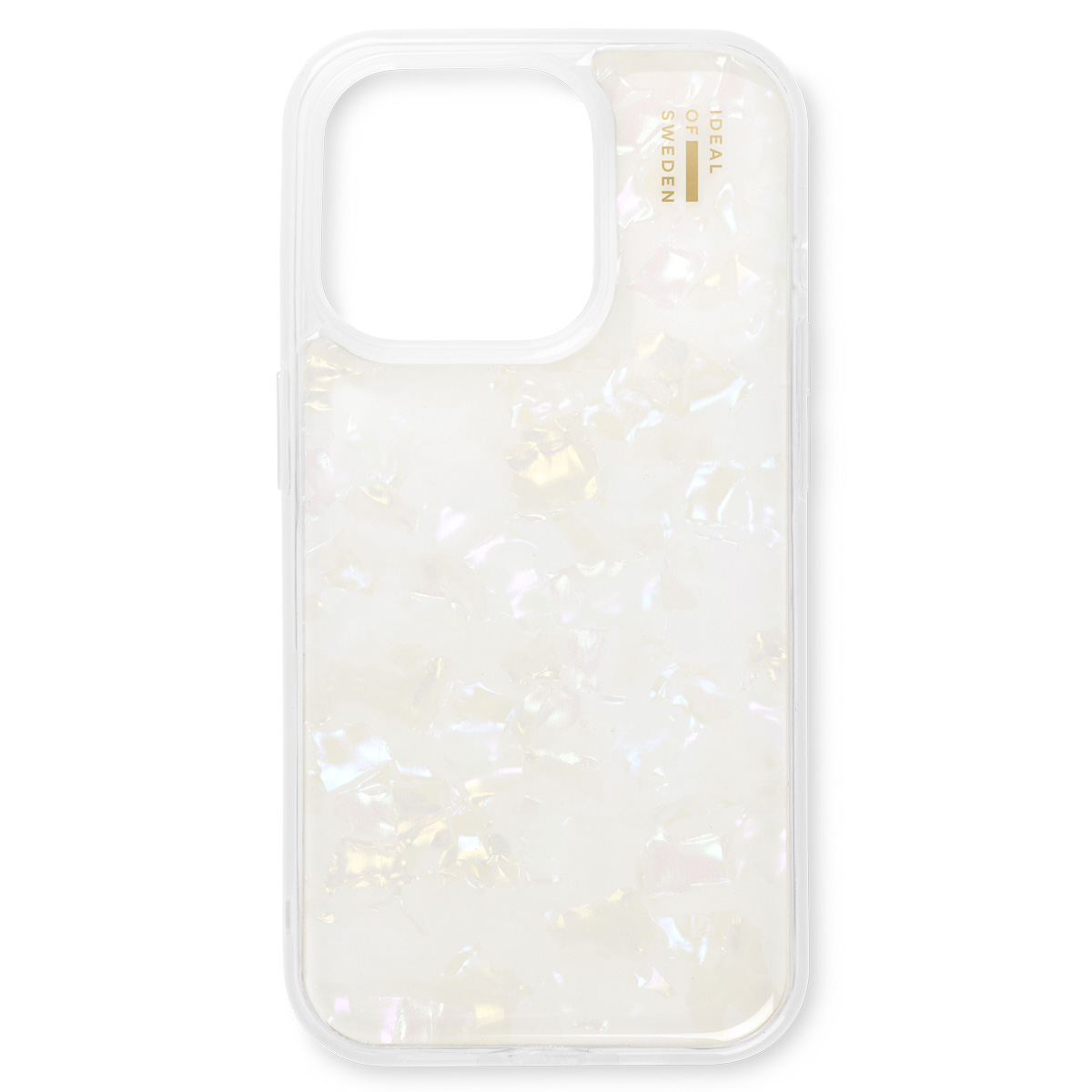 iDeal of Sweden Pearlized Case für das Apple iPhone 15 Pro - Weiß