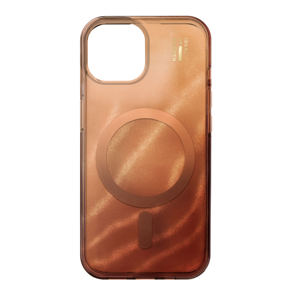 iDeal of Sweden Clear Case MagSafe für das Apple iPhone 16e / 15 / 14 / 13 - Mocha Mousse