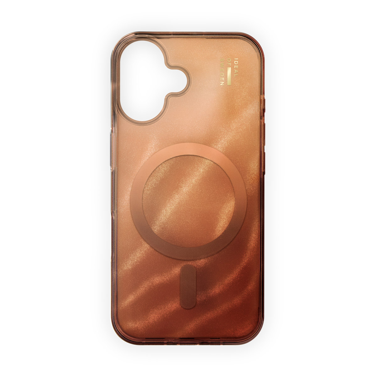 iDeal of Sweden Clear Case MagSafe für das Apple iPhone 16 - Mocha Mousse