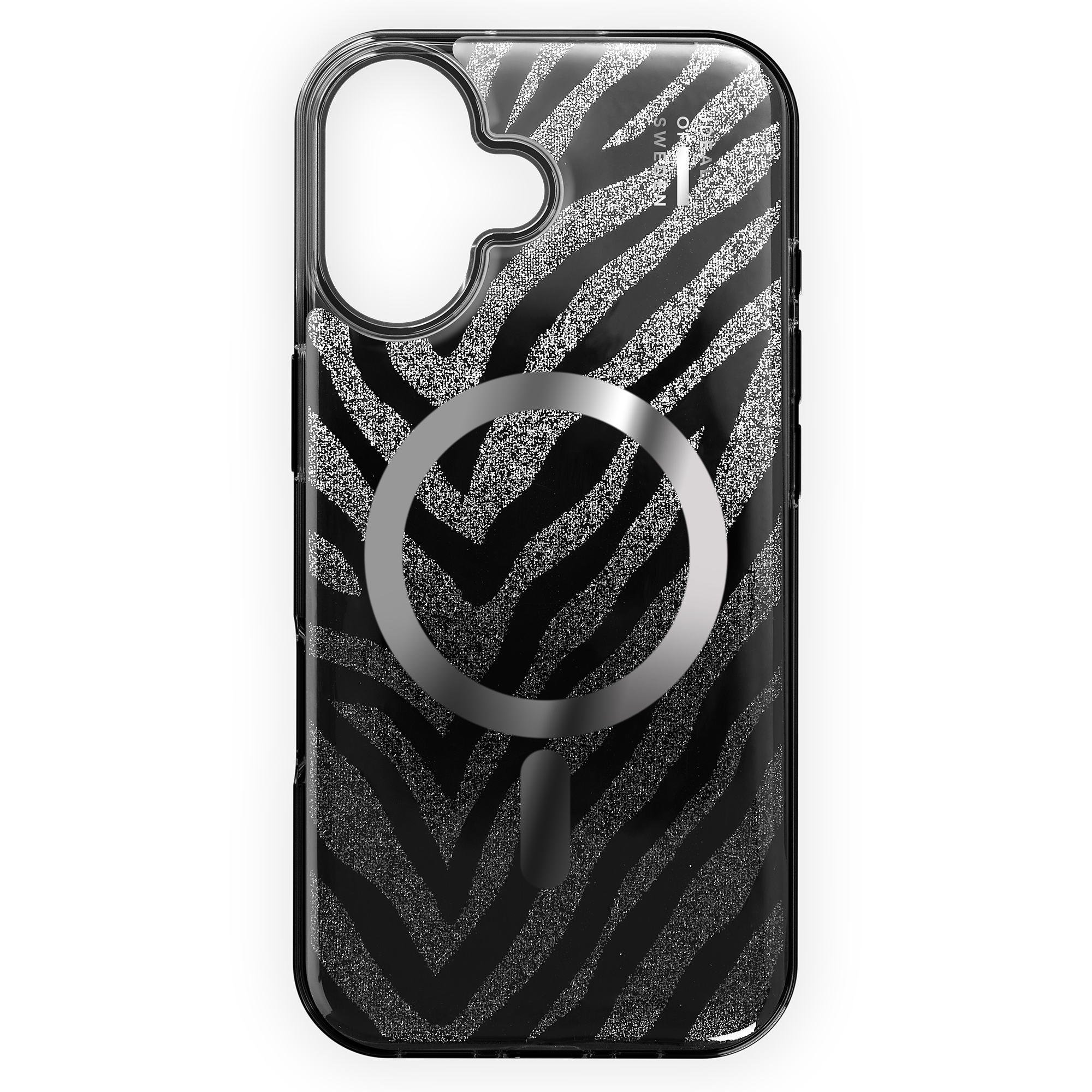 iDeal of Sweden Transparente MagSafe-Hülle Limited für das Apple iPhone 16 - Zebra Mystique