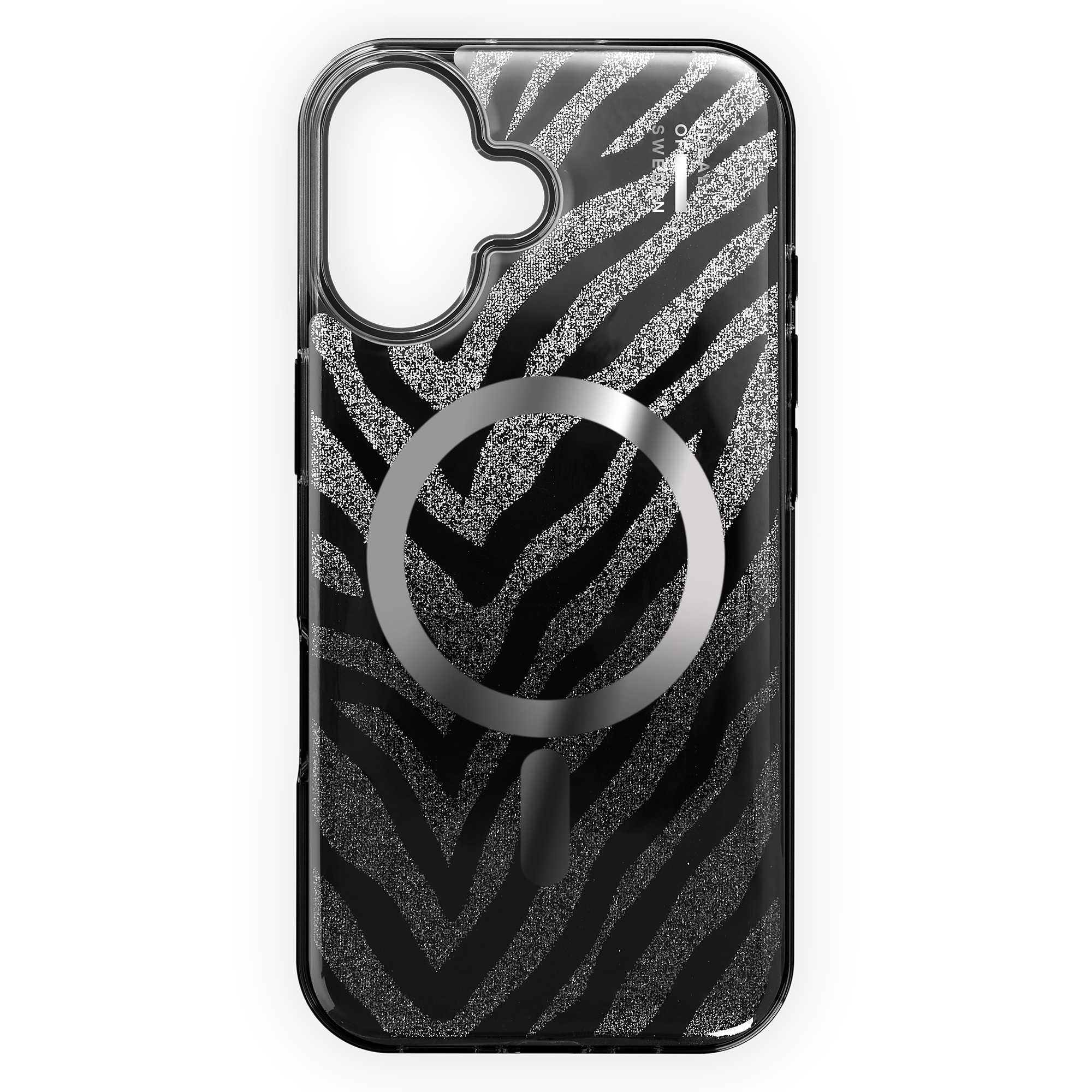 iDeal of Sweden Transparente MagSafe-Hülle Limited für das Apple iPhone 17 - Zebra Mystique