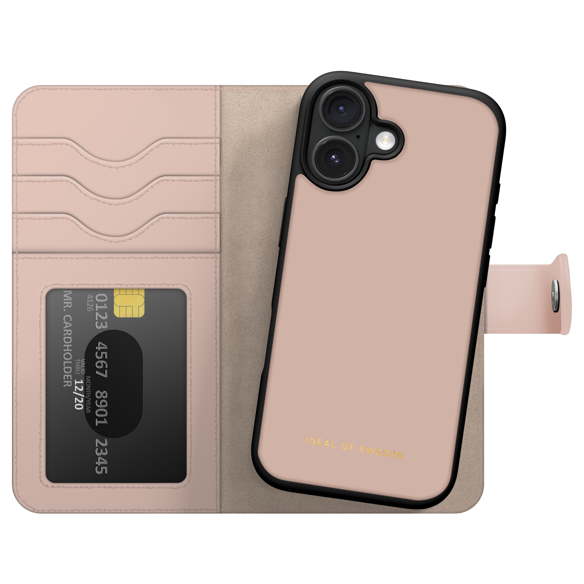 iDeal of Sweden Magnet Wallet+ Klapphülle für das Apple iPhone 17 - Pink