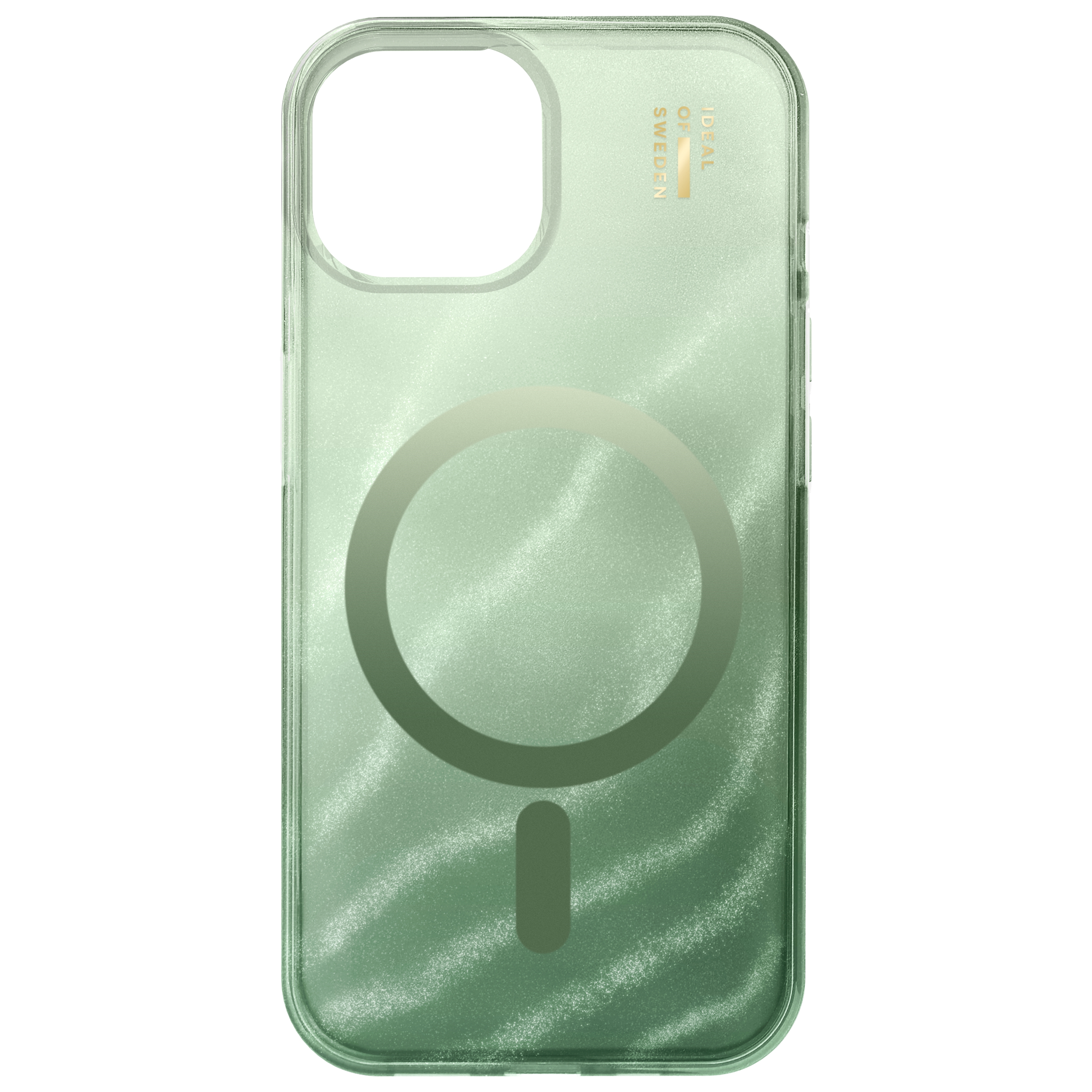 iDeal of Sweden Clear Case MagSafe für das Apple iPhone 17e / 16e / 15 / 14 / 13 - Sage Green