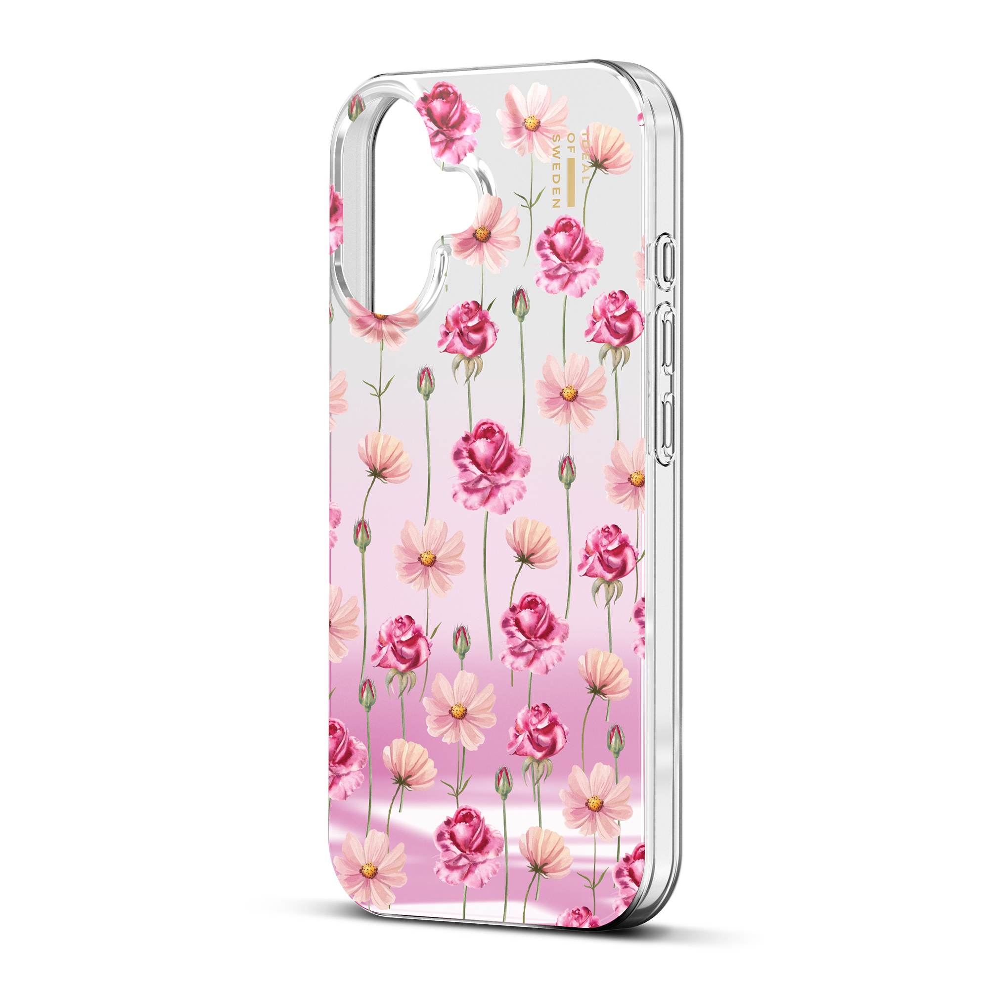iDeal of Sweden Mirror Case für das Apple iPhone 16 - Rose Blush Floral