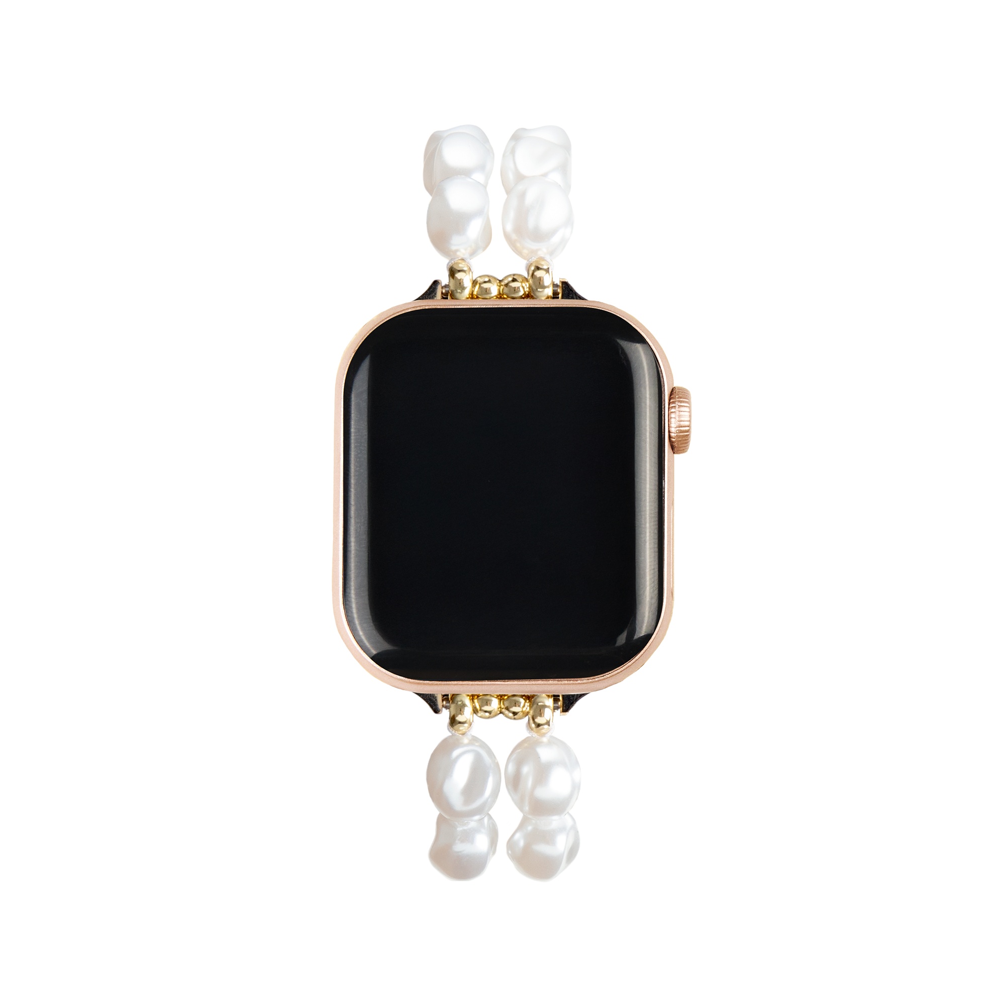iDeal of Sweden Beaded Watch Band für  Apple Watch | 38/40/41/42 mm - Classy White Pearl