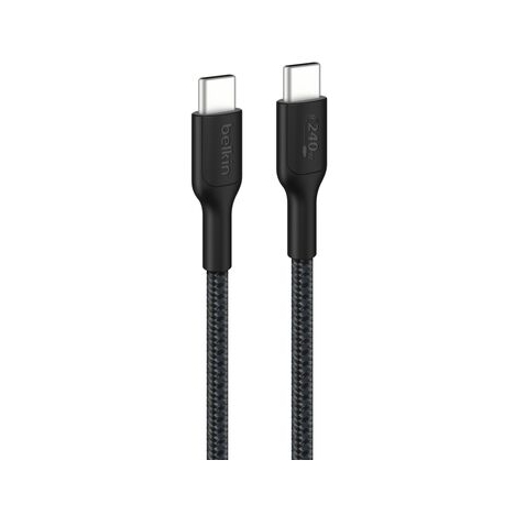 Belkin BoostCharge Pro Braided USB-C auf USB-C Kabel - 2 Meter - Schwarz