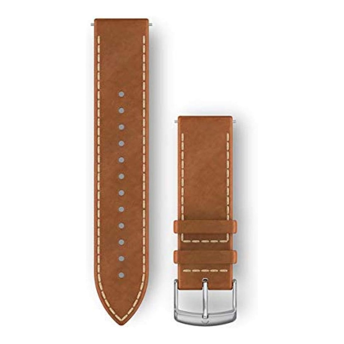 Lederarmband - Garmin 20 mm Anschluss - Braun