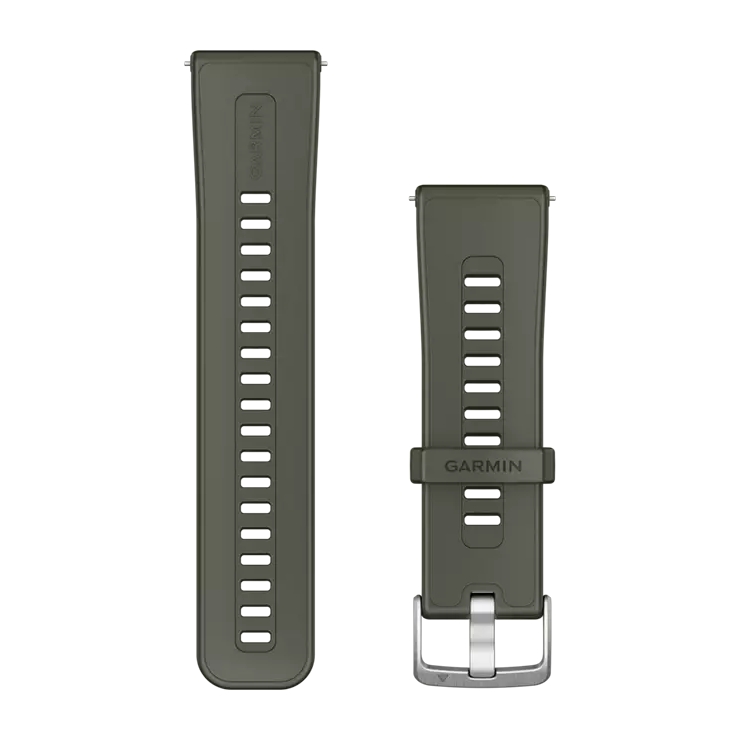 Silikonarmband - Garmin 24 mm Anschluss - Moss Green
