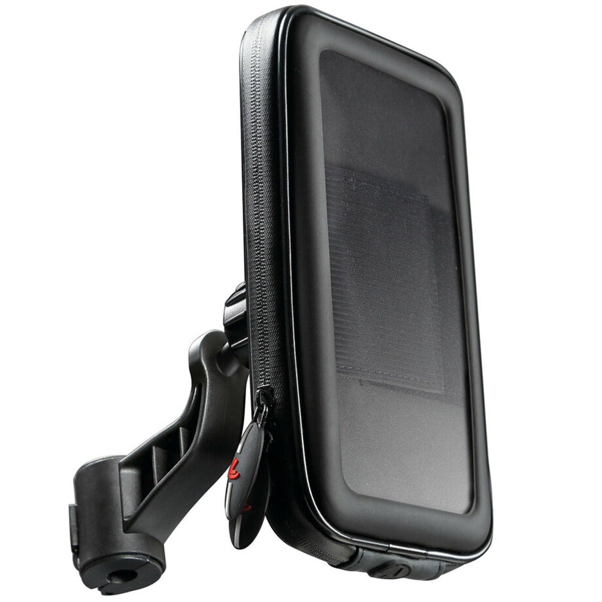 Lampa Smart Case Handyhalterung für Scooter - Spritzwassergeschützt - 360° drehbar - Spiegel- und Windschutzscheibenbefestigung - Schwarz