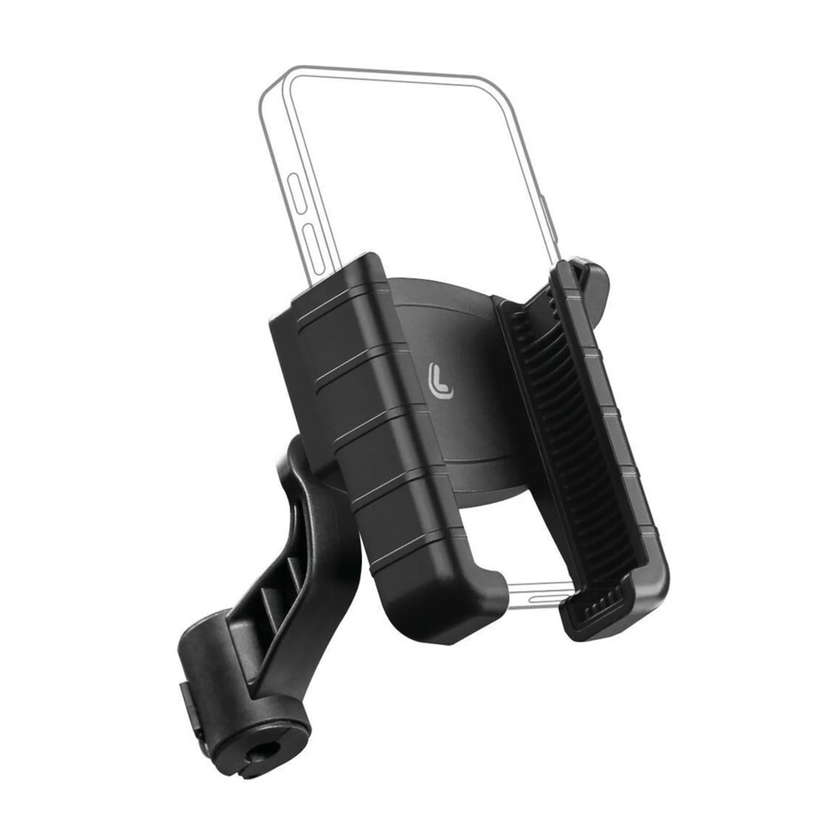 Lampa Smart Grip Handyhalterung für Scooter - 360° drehbar - Spiegel- und Windschutzscheibenbefestigung - Schwarz