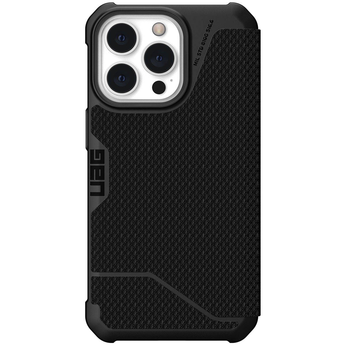UAG Metropolis Klapphülle für das Apple iPhone 13 Pro - Kevlar Black