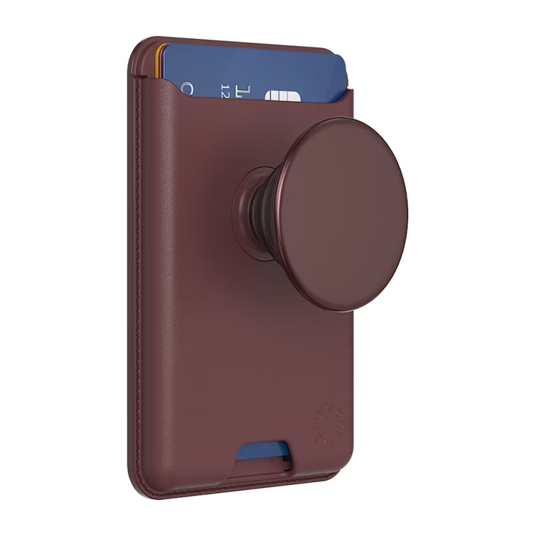 PopSockets PopWallet MagSafe - Oxblood Alum