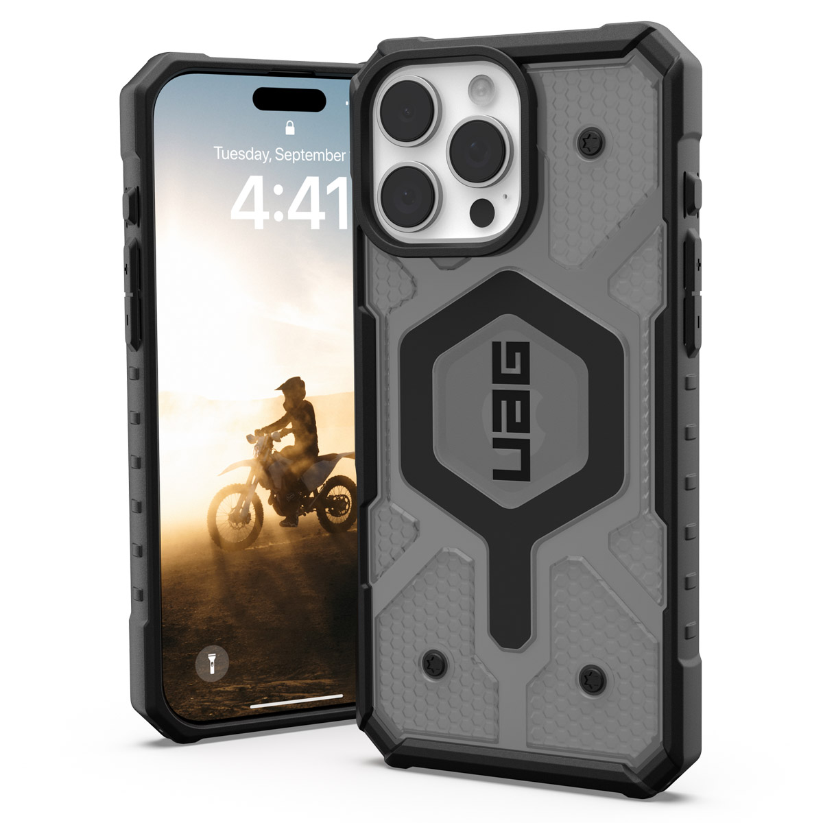 UAG Pathfinder Case MagSafe für das Apple iPhone 16 Pro Max - Ash
