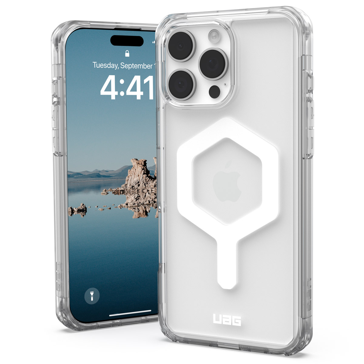 UAG Plyo Backcover MagSafe für das Apple iPhone 16 Pro Max - Ice White