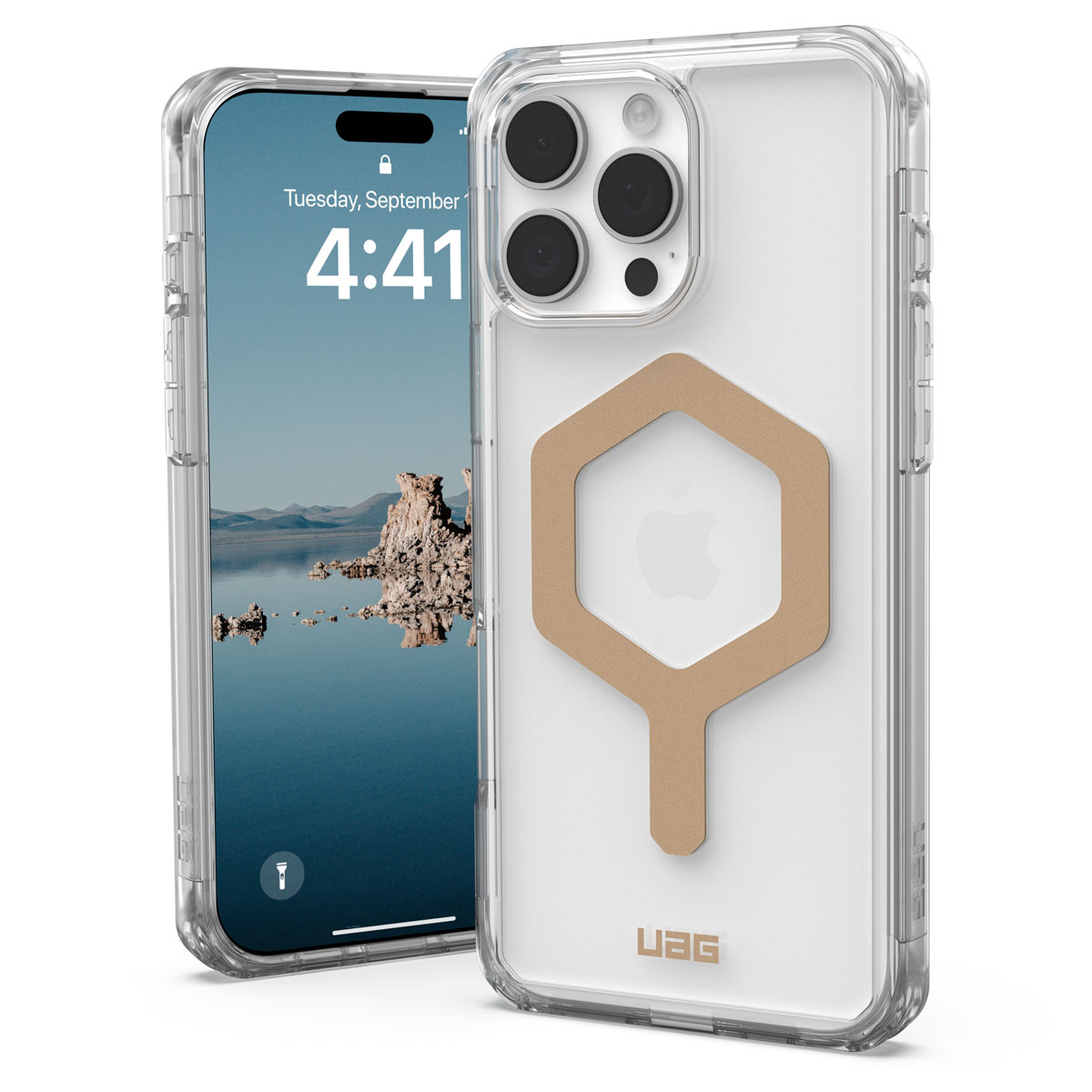 UAG Plyo Backcover MagSafe für das Apple iPhone 16 Pro Max - Ice Gold