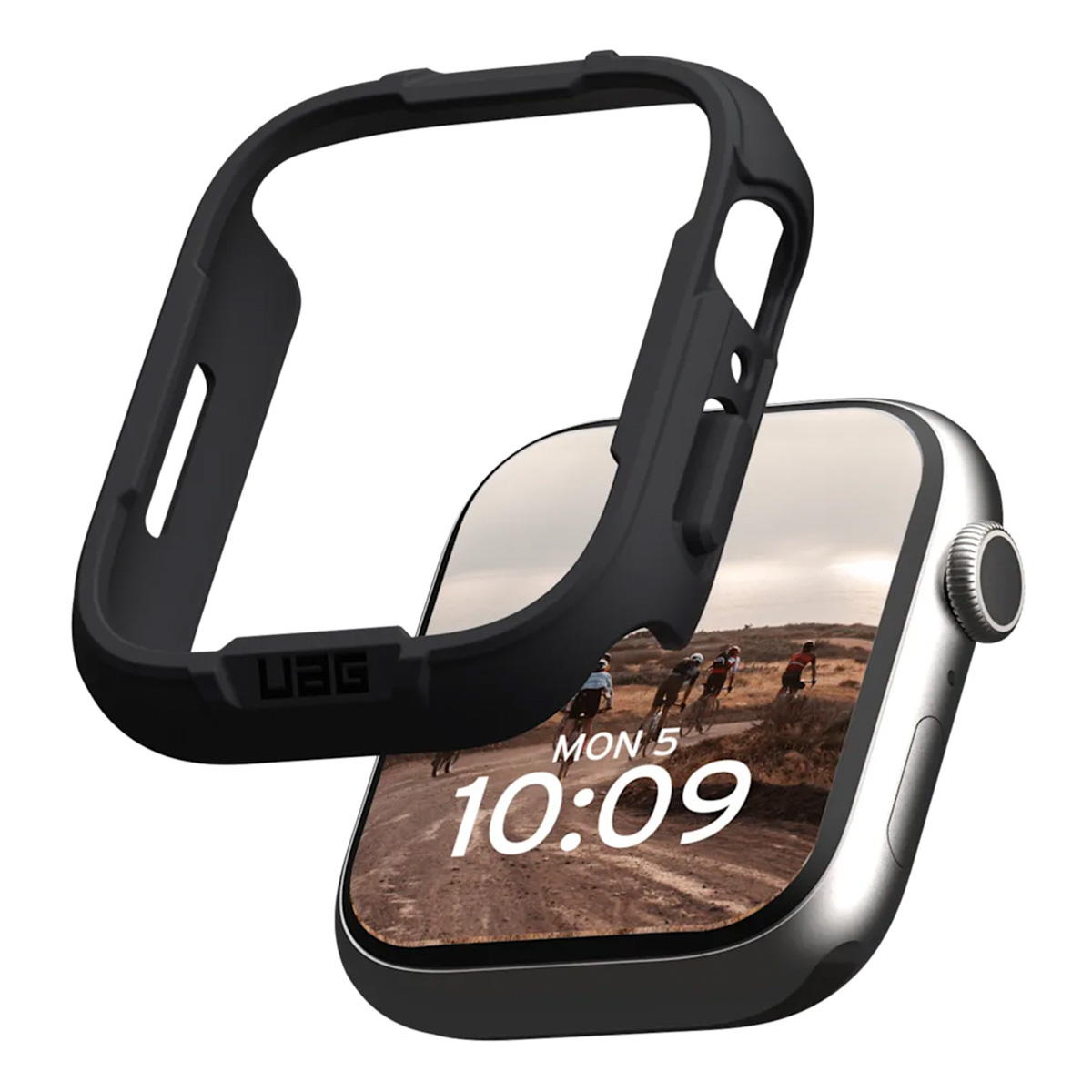 UAG Scout | Bumper Case für das Apple Watch 7 / 8 / 9 - 45 mm - Schwarz