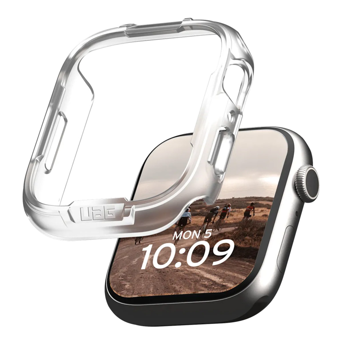 UAG Scout | Bumper Case für das Apple Watch 7 / 8 / 9 - 45 mm - Clear