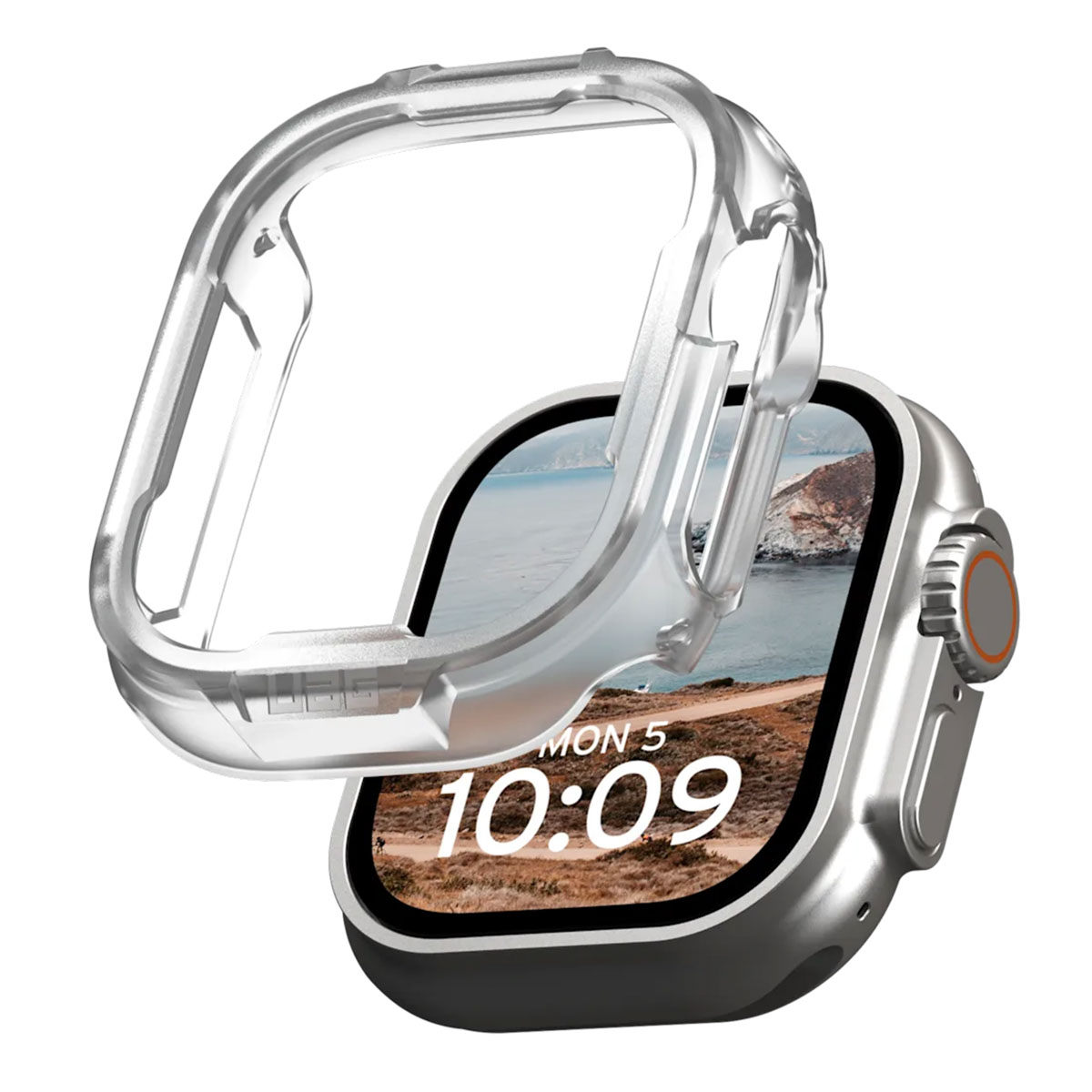 UAG Scout | Bumper Case für das Apple Watch Ultra / Ultra 2 / Ultra 3 - 49 mm - Clear