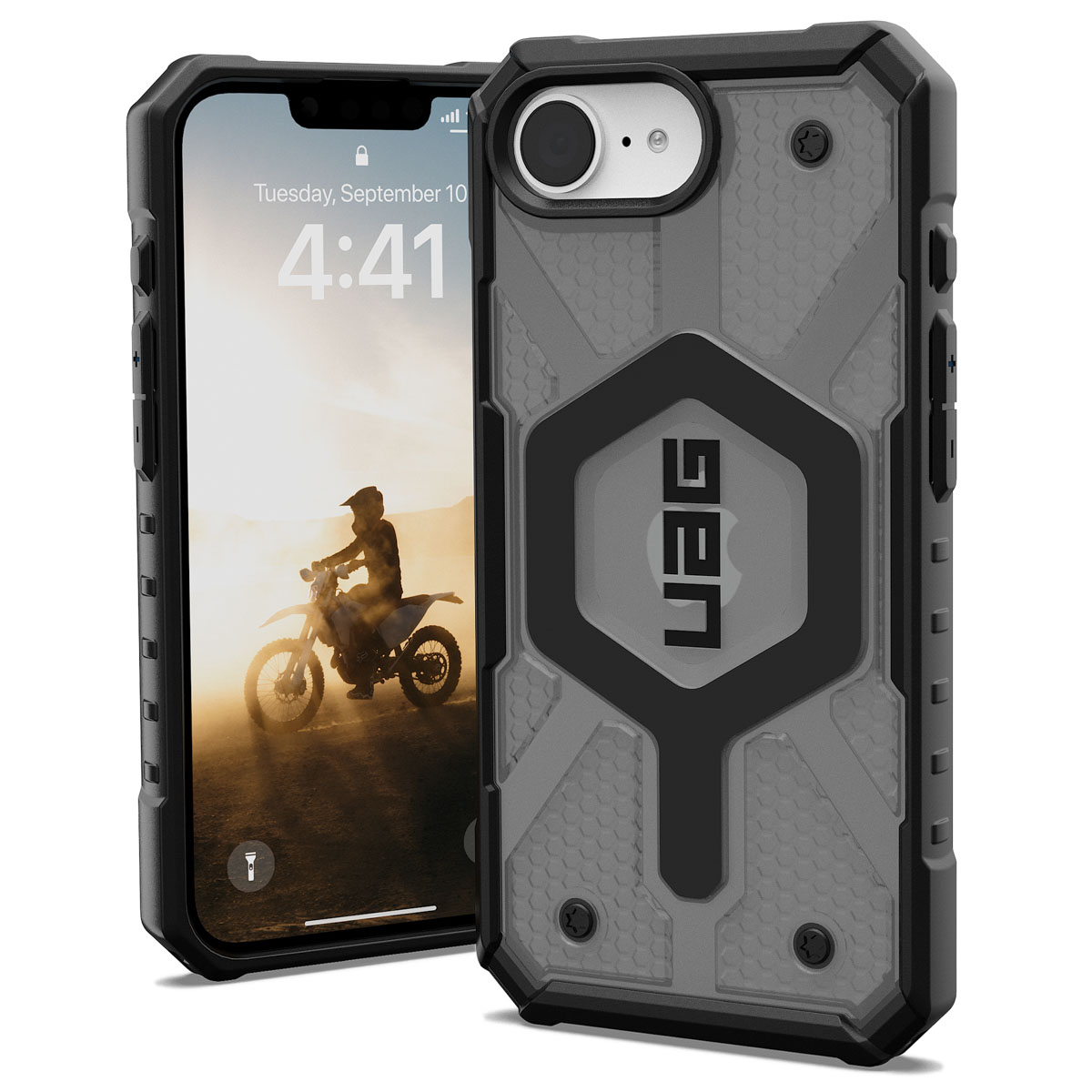 UAG Pathfinder Case MagSafe für das Apple iPhone 17e / 16e - Ash