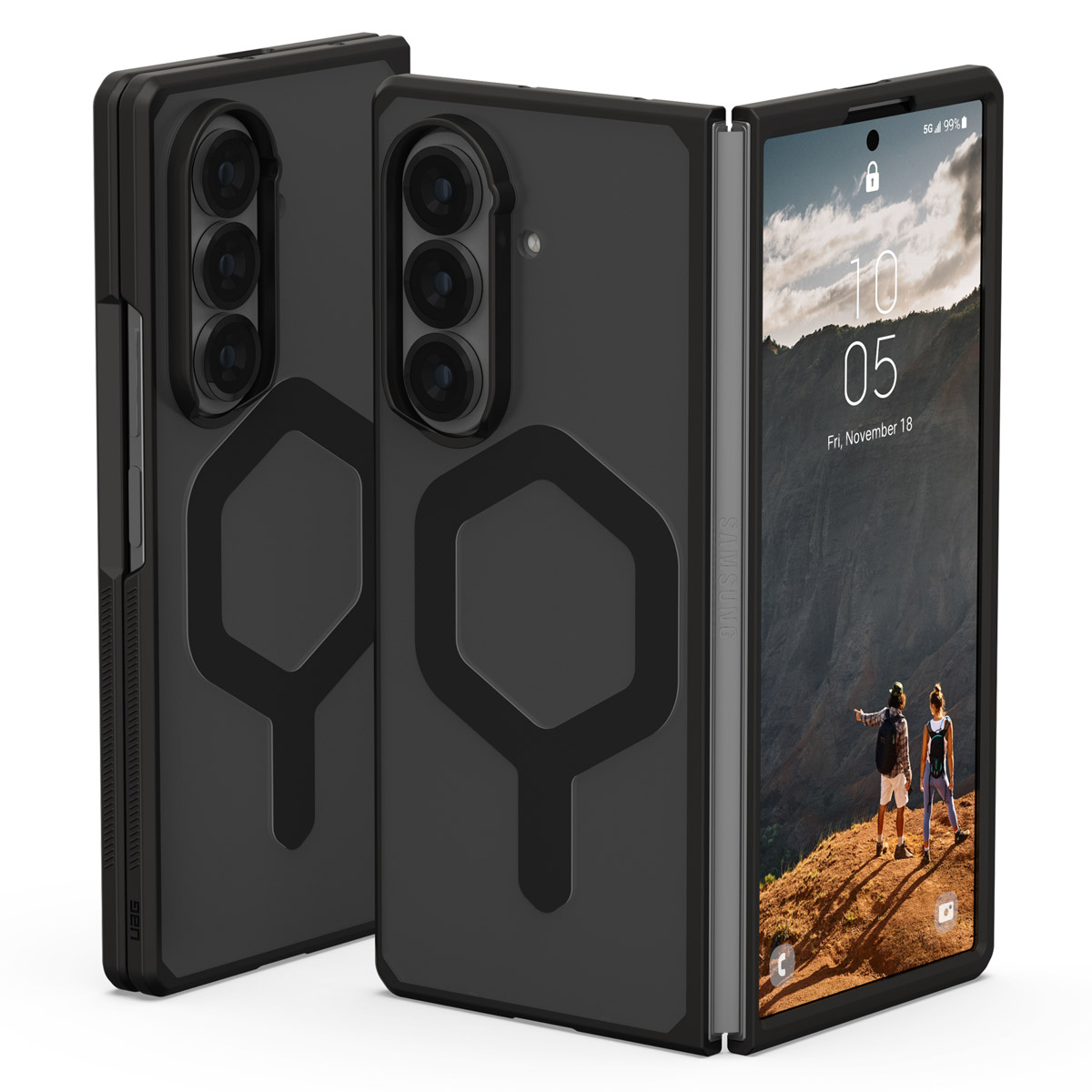 UAG [U] Mouve Hülle mit MagSafe für das Samsung Galaxy Z Fold 7 - Ash