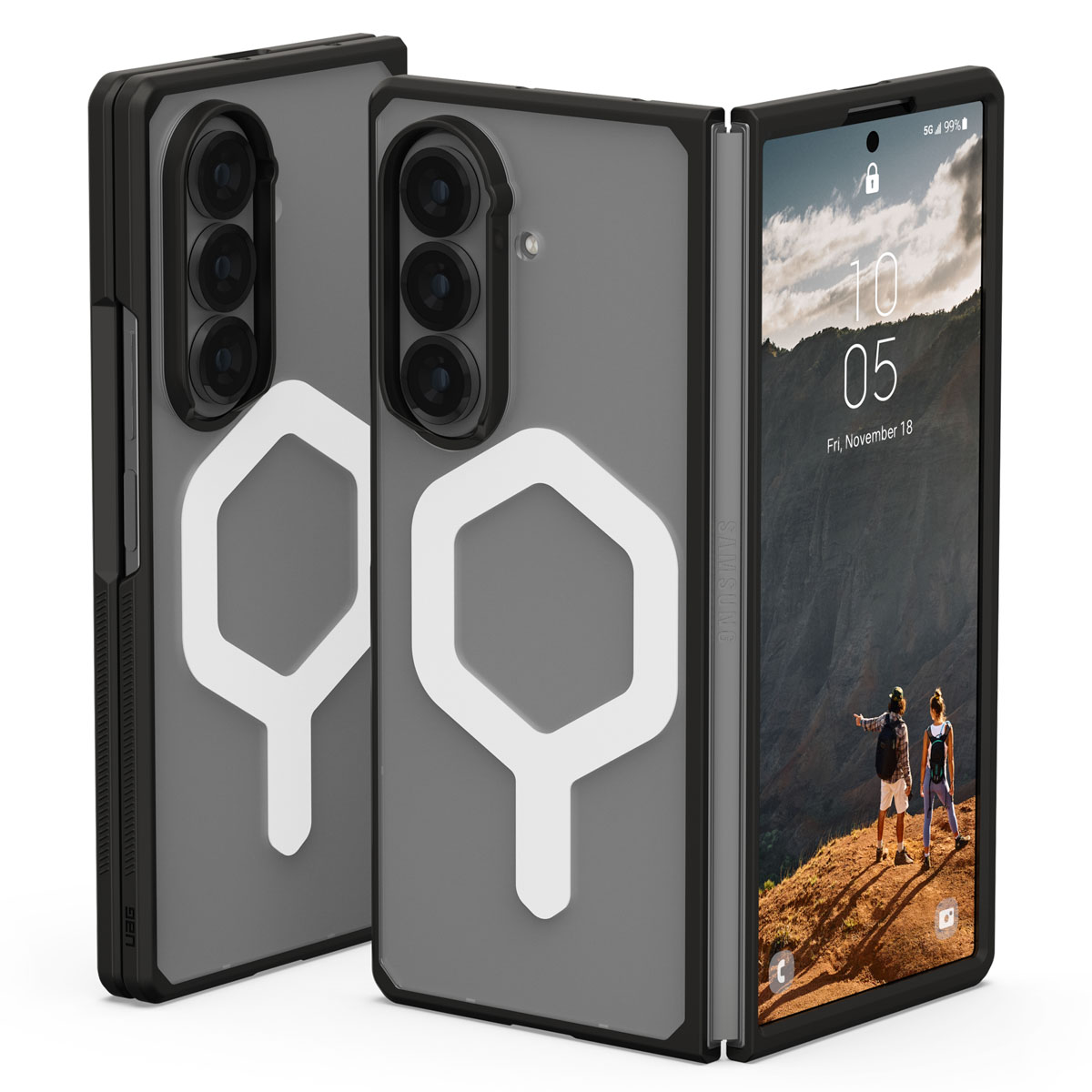 UAG [U] Mouve Hülle mit MagSafe für das Samsung Galaxy Z Fold 7 - Ice