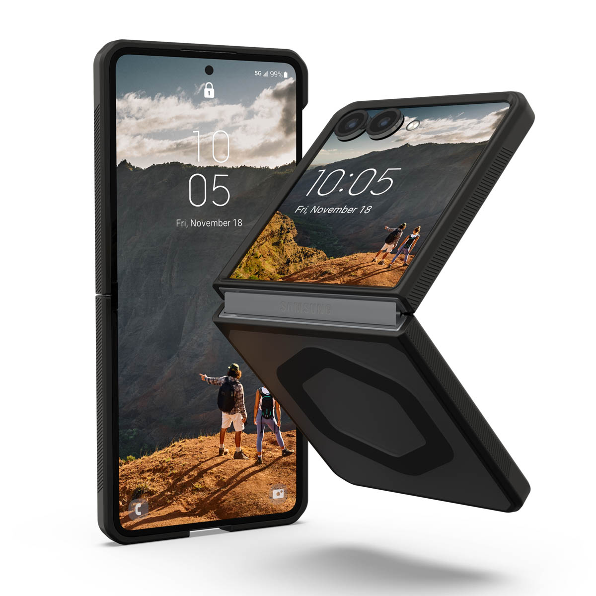 UAG [U] Mouve Hülle mit MagSafe für das Samsung Galaxy Z Flip 7 - Ash