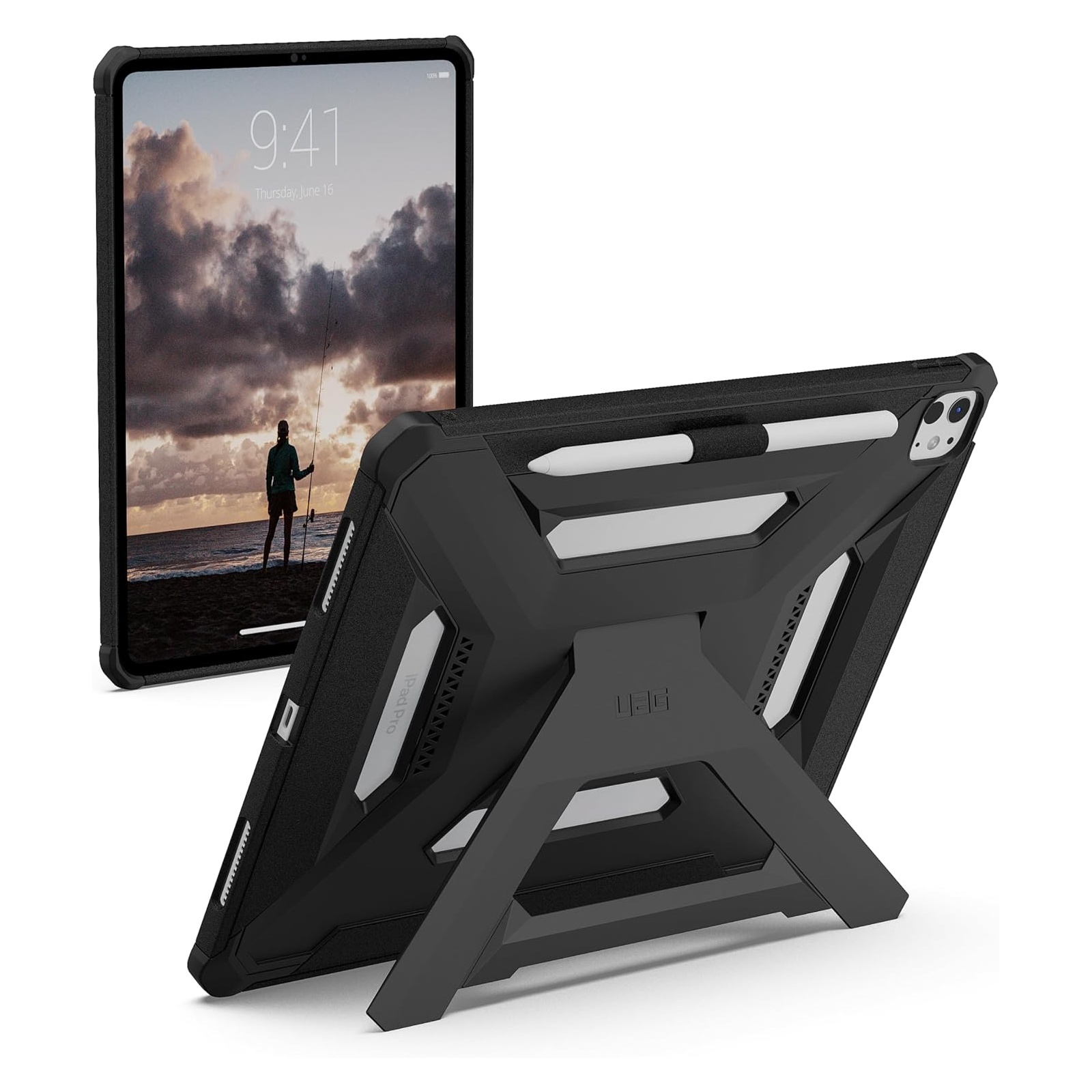 UAG Scout Plus Back Cover mit Ständer für das Apple iPad Pro 13 (2025) M5 / (2024) M4 - Black