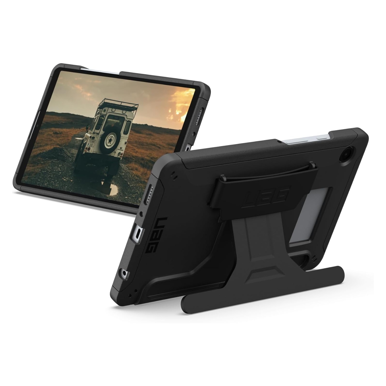 UAG Scout Backcover Handstrap für das Samsung Galaxy Tab A11 / A9 8.7 Zoll - Black