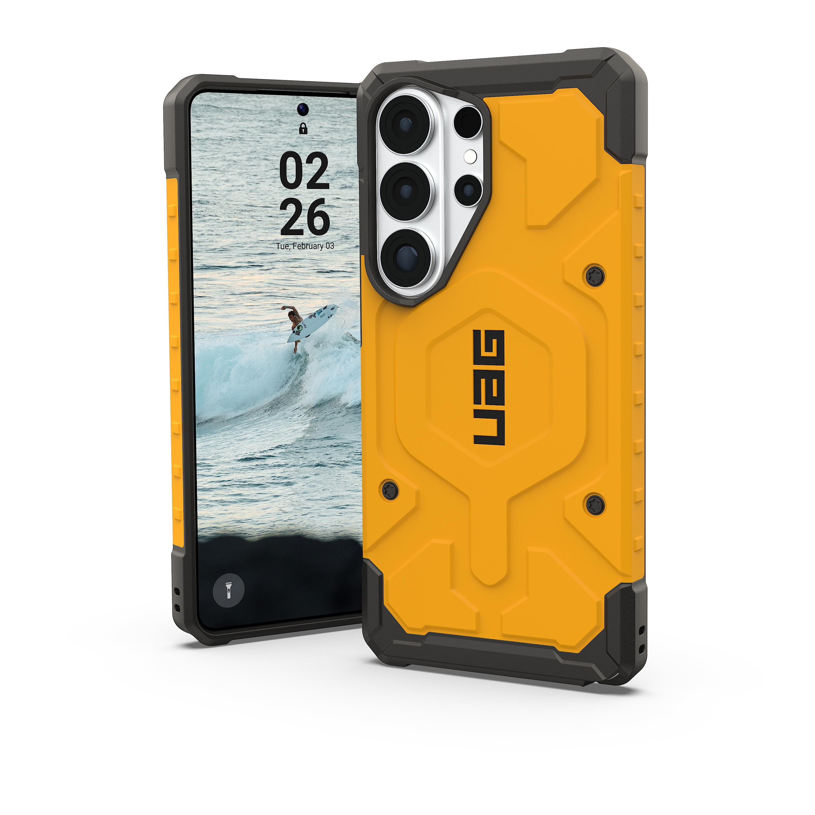 UAG Pathfinder Case MagSafe für das Samsung Galaxy S26 Ultra - Heritage Yellow