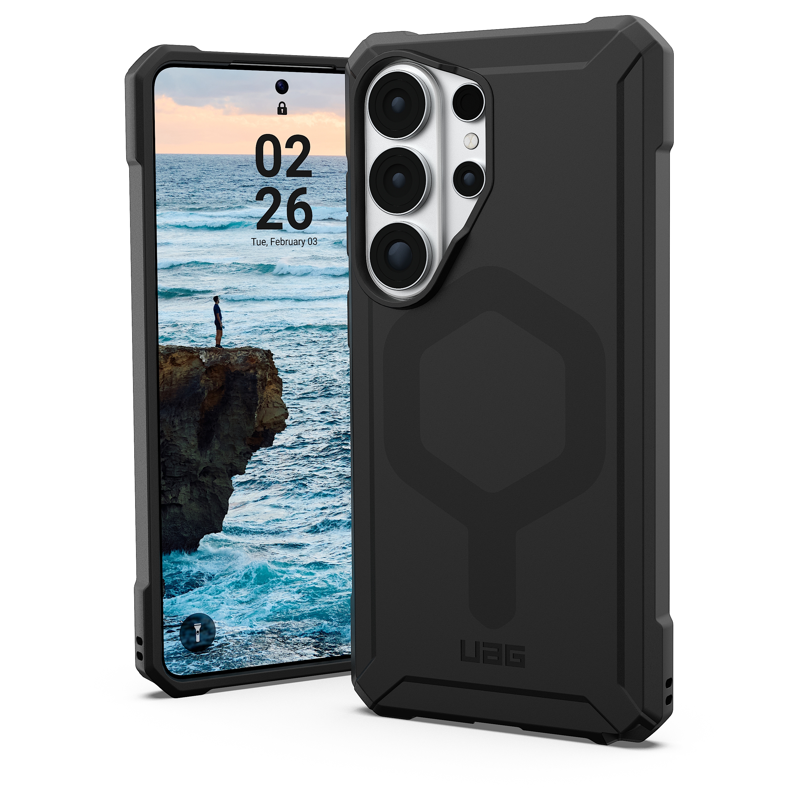 UAG Essential Armor MagSafe für das Samsung Galaxy S26 Ultra - Black