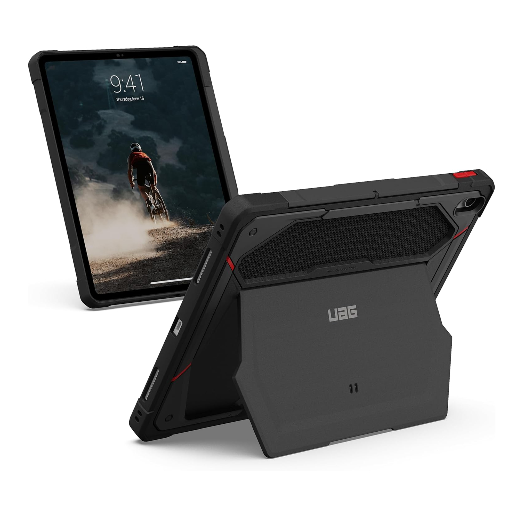 UAG Monarch Kevlar Backcover für das Apple iPad Air 13 Zoll (2026) M4 / (2025) M3 / (2024) M2 - Kevlar Black