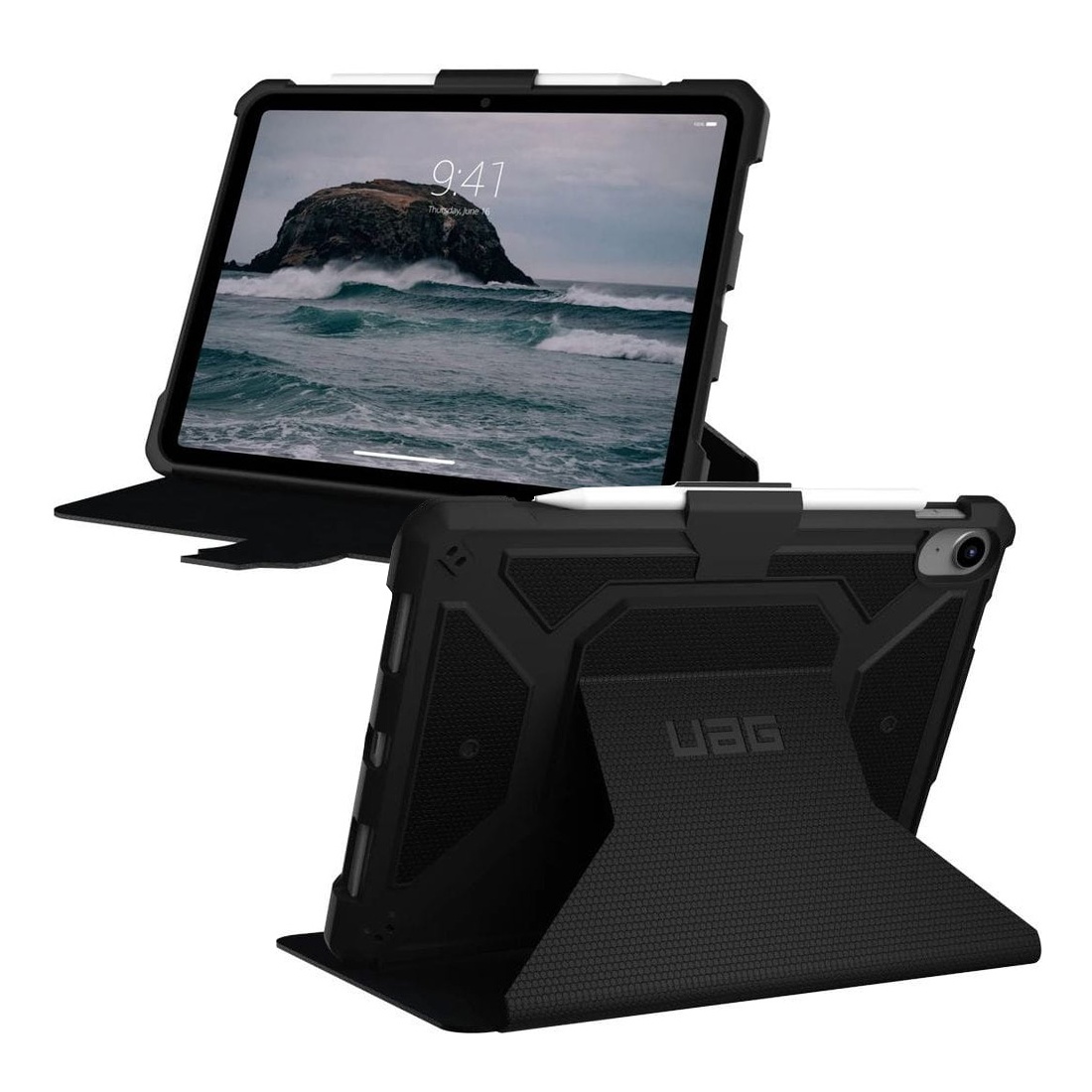 UAG Metropolis Klapphülle für das Apple iPad 11 (2025) 11 Zoll A16 / iPad 10 (2022) 10.9 Zoll - Black