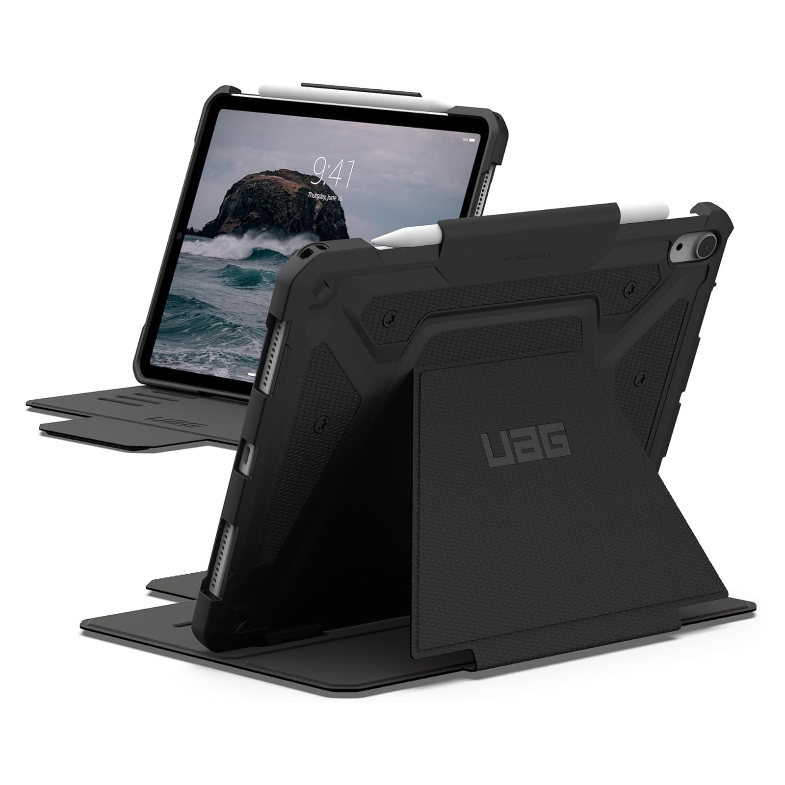 UAG Metropolis Klapphülle für das Apple iPad Air 11 Zoll (2026) M4 / (2025) M3 / (2024) M2 - Black